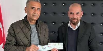 1 Milyon TL’yi kazanan ikramiyesini teslim aldı