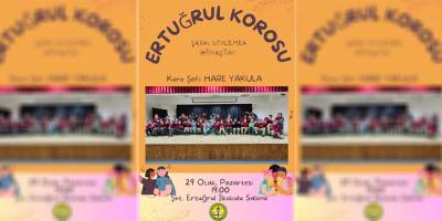 Ertuğrul Çok Sesli Çocuk Korosu sahneye çıkıyor