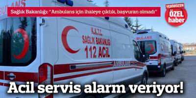 Acil servis alarm veriyor!