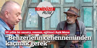 50 yıllık bir sanatçı, ressam, eğitimci Aşık Mene