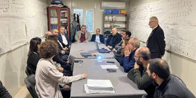 Evkaf yetkilileri Selimiye Camii'ndeki çalışmaları yerinde inceledi