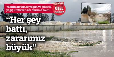 "Her şey battı, zararımız büyük"