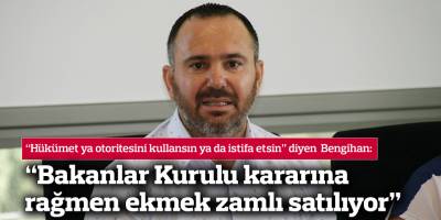 “Hükümet ya otoritesini kullansın ya da istifa etsin”