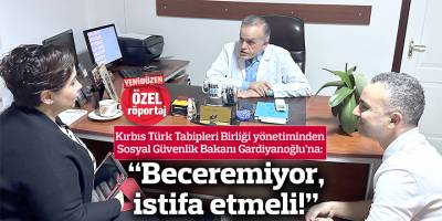 Tabiplerden, bakan Gardiyanoğlu'na: “Beceremiyor, istifa etmeli!”
