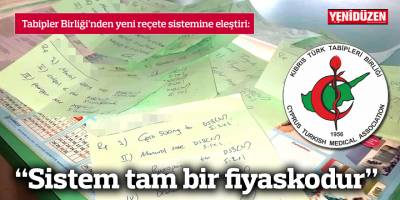 Tabipler Birliği: Yeni reçete sistemi tam bir fiyaskodur