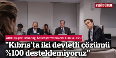 "ABD, Kıbrıs'ta iki devletli çözümü %100 desteklemiyor"