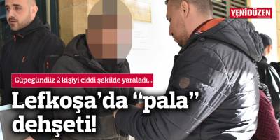 Lefkoşa’da “pala” dehşeti