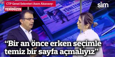 Akansoy: Bir an önce erken seçimle temiz bir sayfa açmalıyız!
