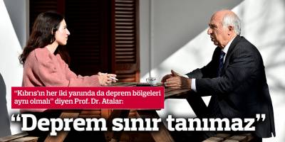 “Deprem sınır tanımaz”