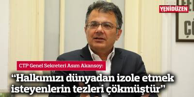 “Halkımızı dünyadan izole etmek isteyenlerin tezleri çökmüştür”