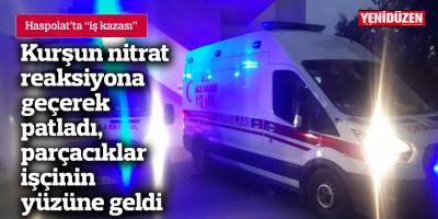 Haspolat'ta "iş kazası": 37 yaşındaki işçi yaralandı
