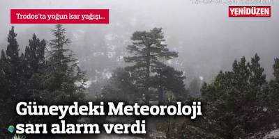 Güneydeki Meteoroloji sarı alarm verdi