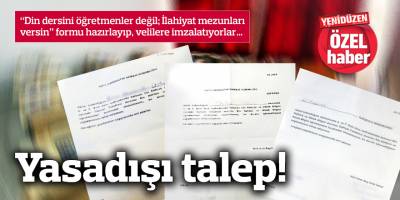 Yasadışı talep!