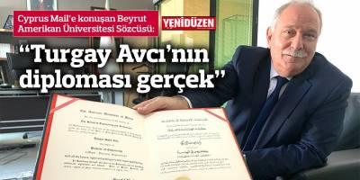 “Turgay Avcı’nın diploması gerçek”