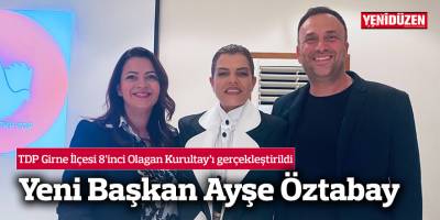 TDP Girne İlçesi’nde yeni başkan Ayşe Öztabay