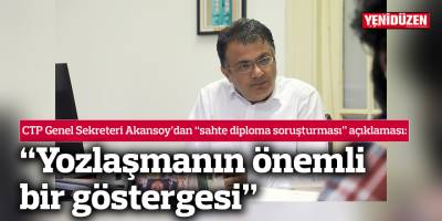 “İçinde bulunduğumuz yozlaşmanın önemli bir göstergesi”