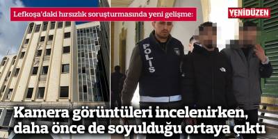 Kamera görüntüleri incelenirken, daha önce de soyulduğu ortaya çıktı