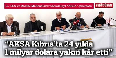 “AKSA Kıbrıs’ta 24 yılda 1 milyar dolara yakın kâr etti”