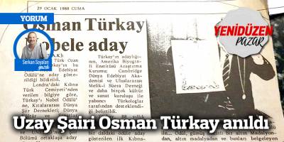 Uzay Şairi Osman Türkay anıldı