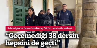 "Geçemediği 38 dersin hepsini de geçti"