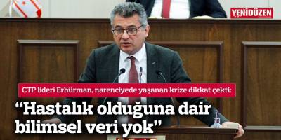 “Hastalık olduğuna dair bilimsel veri yok”