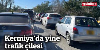 Kermiya'da yine trafik çilesi