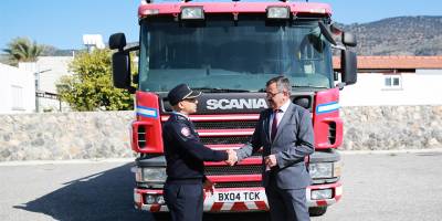 Dikmen Belediyesi’nden itfaiyeye araç bağışı