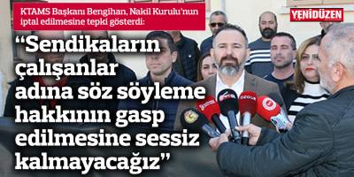 “Sendikaların çalışanlar adına söz söyleme hakkının gasp edilmesine sessiz kalmayacağız”