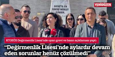 KTOEÖS: “Değirmenlik Lisesi’nde aylardır devam  eden sorunlar henüz çözülmedi”