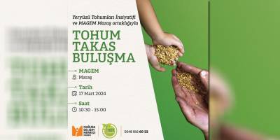 MAGEM Maraş ve Yeryüzü Tohumları İnisiyatifi ortaklığıyla “Tohum Takas” etkinliği düzenleniyor
