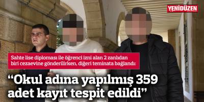 “Okul adına yapılmış 359 adet kayıt tespit edildi”  