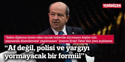 “Af değil, polisi ve yargıyı yormayacak bir formül”