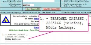 Personel Dairesi UBP oldu!