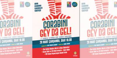 “Çorabını Gey da Gel” etkinliği yarın yapılıyor