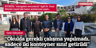 “Okulda gerekli çalışma yapılmadı, sadece iki konteyner sınıf getirildi”