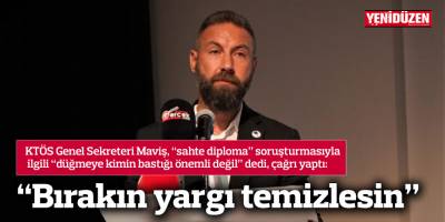 Maviş: “Bırakın yargı temizlesin”