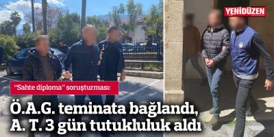 Ö.A.G. teminata bağlandı, A. T. 3 gün tutukluluk aldı