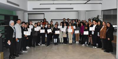 “Daha da Yaşanabilir Bir Girne” öykü yarışmasında dereceye giren öğrenciler ödüllerini aldı