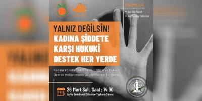 Lefke'de kadına yönelik şiddetle mücadele konusunda toplantı yapılıyor