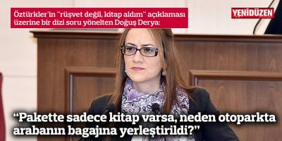 “Pakette sadece kitap varsa, neden otoparkta arabanın bagajına yerleştirildi?”