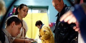 Kırım sandık başında