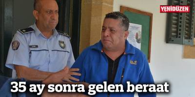 35 ay sonra gelen beraat