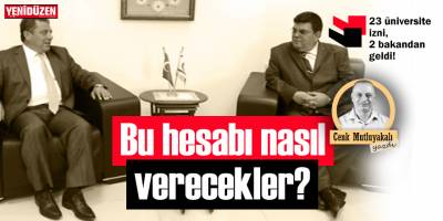 Bu hesabı nasıl verecekler?