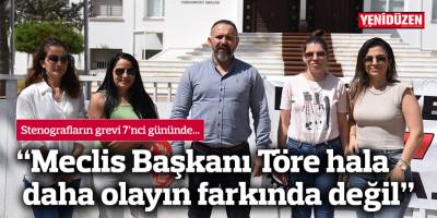 Stenografların grevi 7’nci gününde