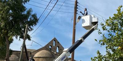 Gazimağusa’da sokak aydınlatma tamiratları devam ediyor