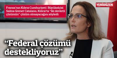 "Federal çözümü destekliyoruz"