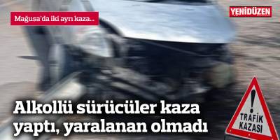 Mağusa'da iki ayrı kaza