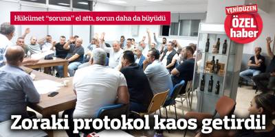Zoraki protokol kaos getirdi!
