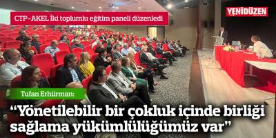 Erhürman: Yönetilebilir bir çokluk içinde birliği sağlama yükümlülüğümüz var