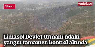 Limasol Devlet Ormanı’ndaki yangın tamamen kontrol altında